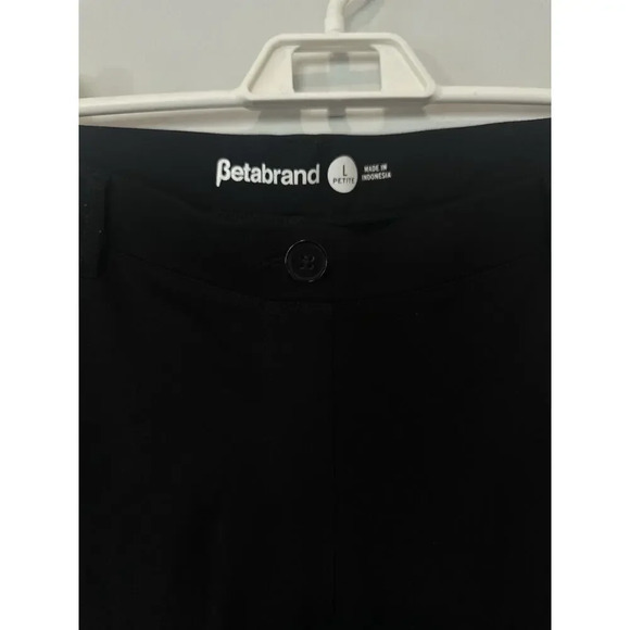 Betabrand Classic Dress Straight Yoga Pants Black Stretch Womens Large Petite - Picture 5 of 10